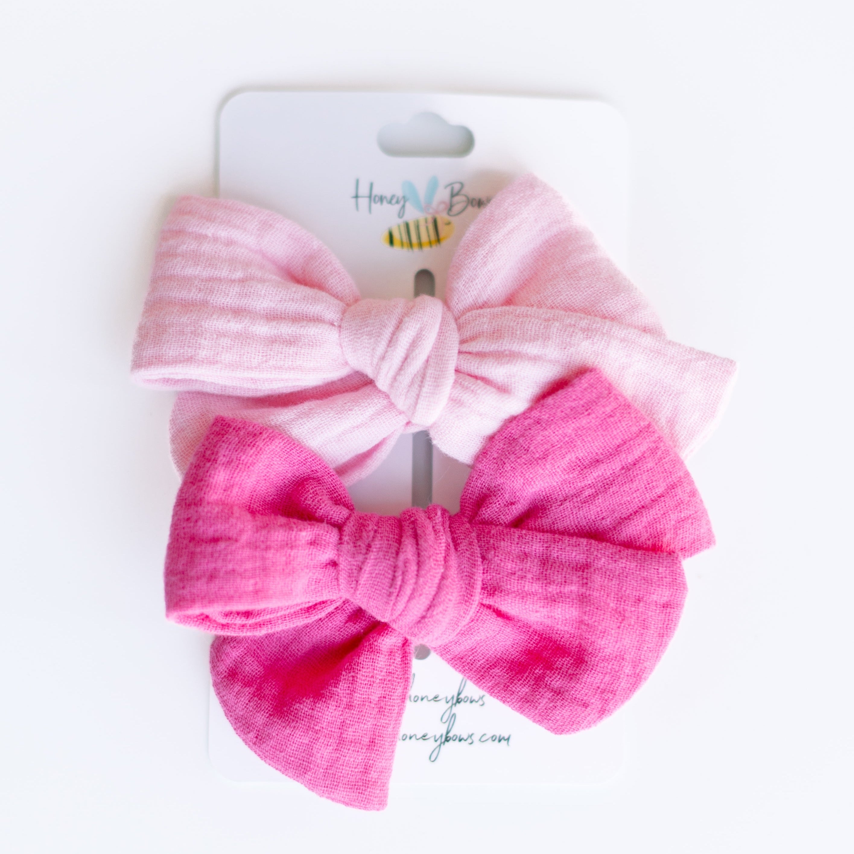 Muslin + Linen Solid Bows