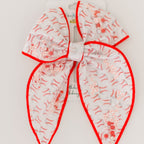 Baseball Confetti Bow