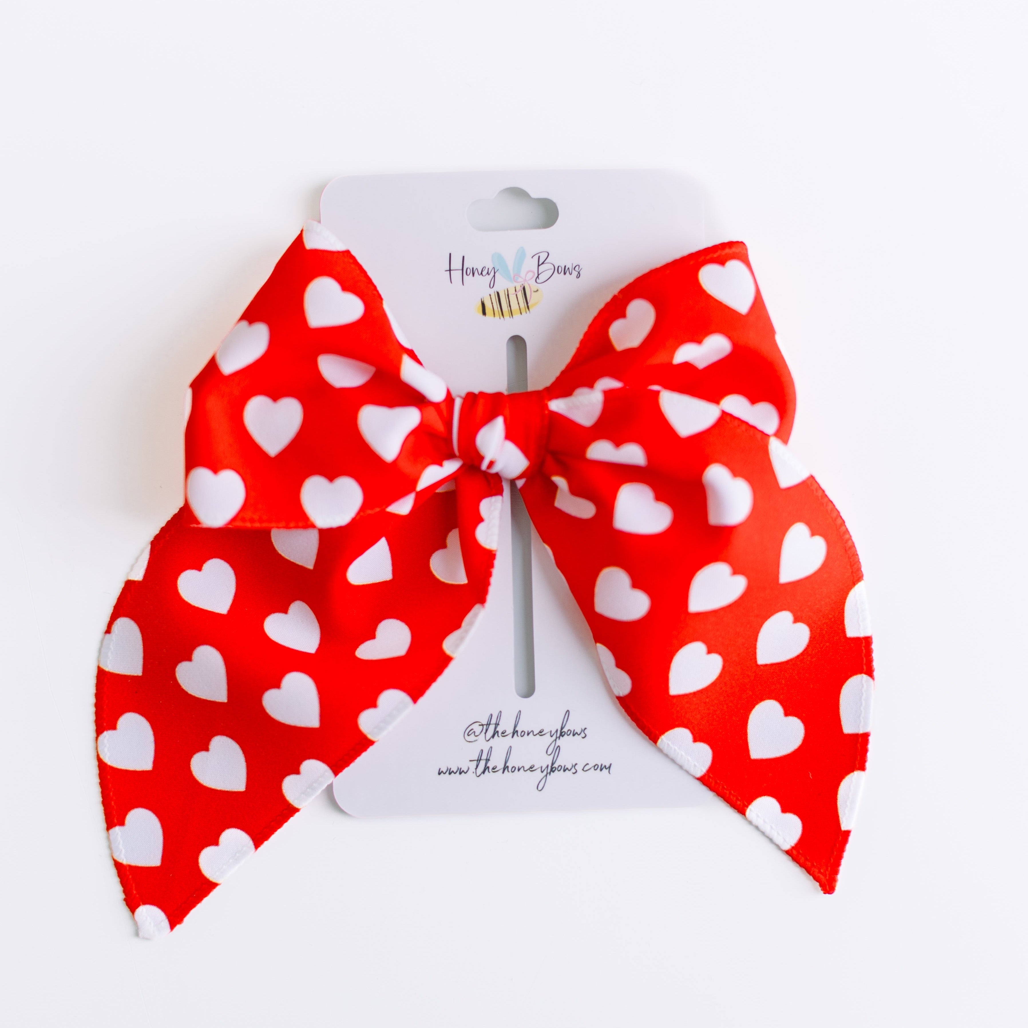 Valentines Love You More Bow