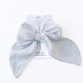 Silver Tinsel XL Bow