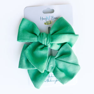 Muslin + Linen Solid Bows