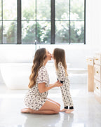 Vintage Bow Toddler Two Piece Bamboo PJ