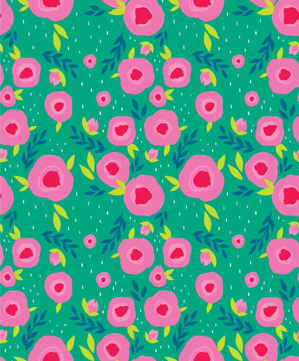 Floral Two Piece Bamboo PJ