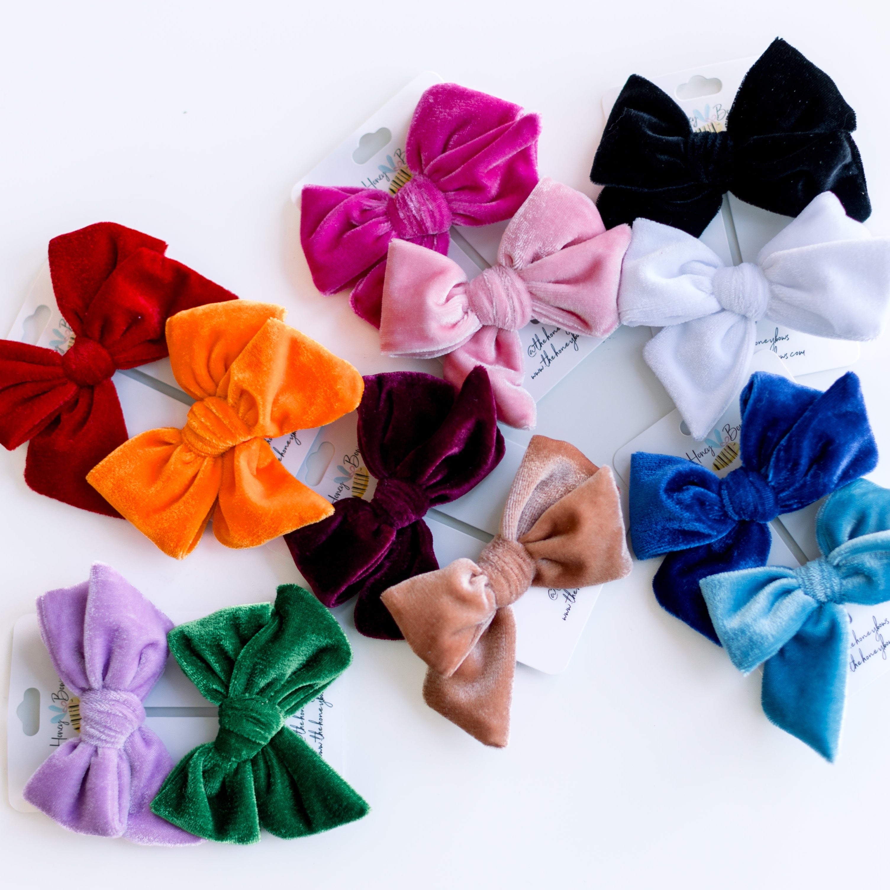 Small Velvet Bows
