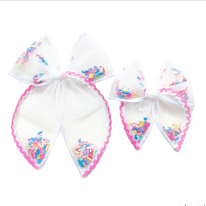 Easter Confetti Bow